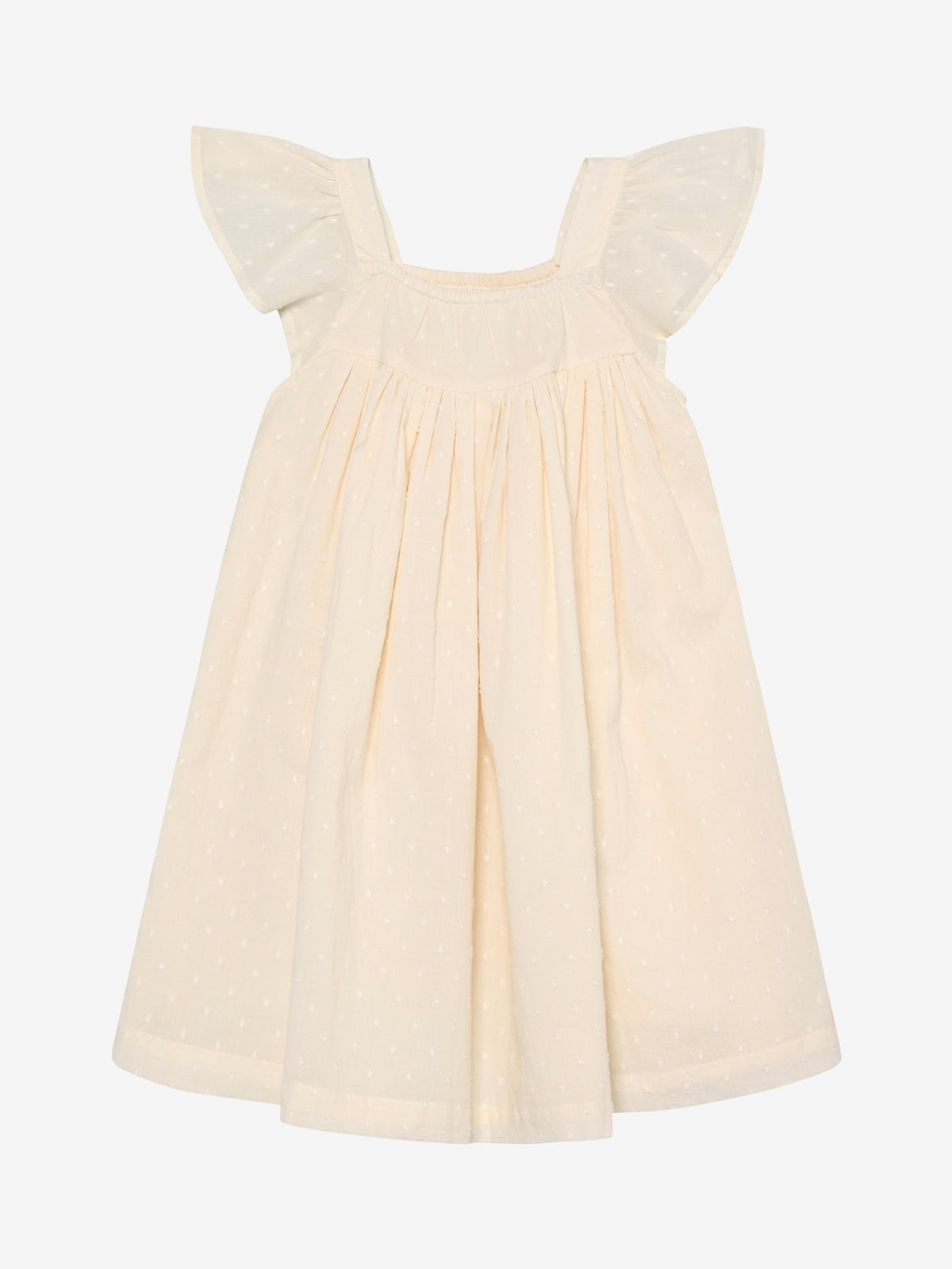 Sommerkleid NS Dobby eggnog - En Fant