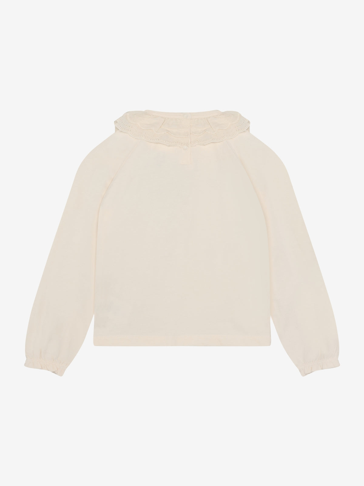 Langarmshirt LS mit Kragen pearled ivory - En Fant