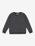 Sweatshirt stripe ebony - En Fant