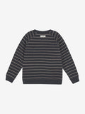 Sweatshirt stripe ebony - En Fant