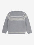 Strickpullover mit Wolle light grey melange - En Fant