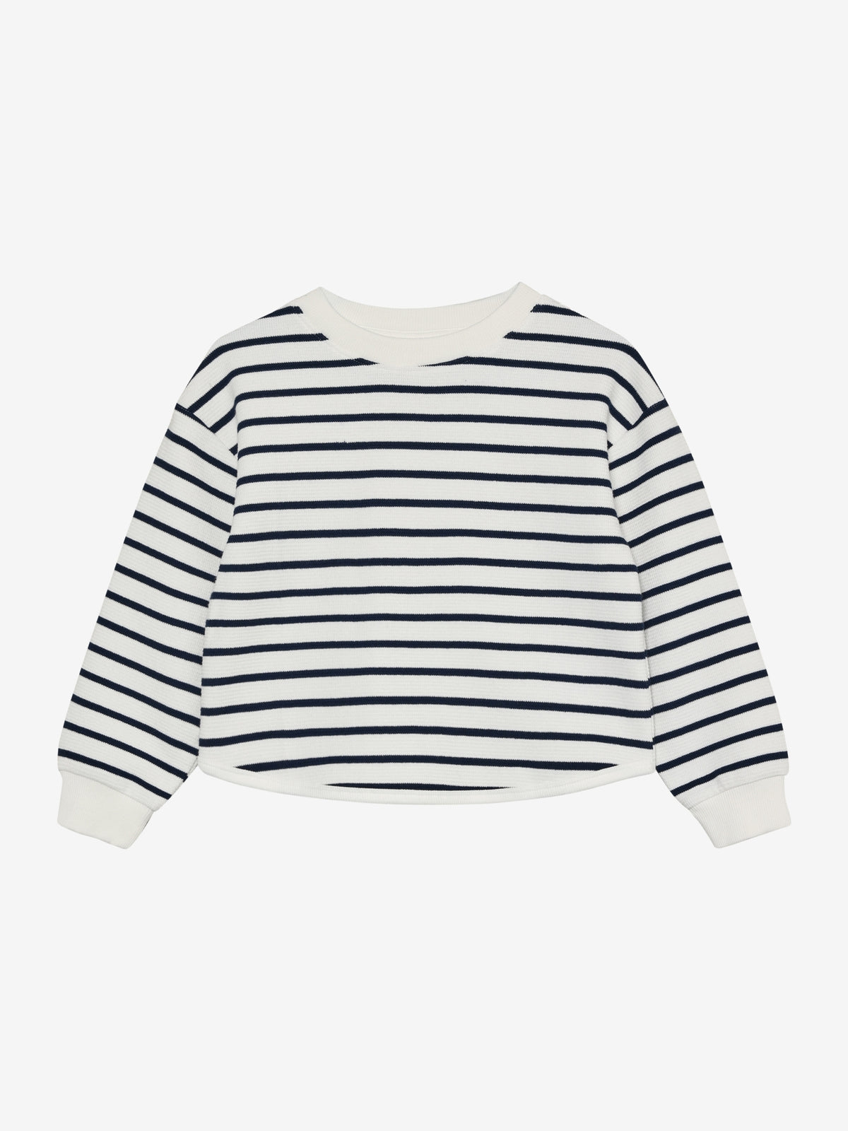 Sweatshirt gestreift medieval blue - En Fant