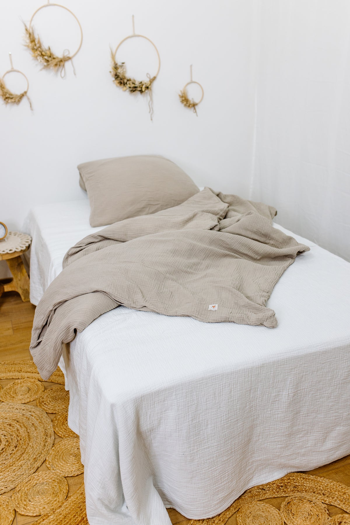 Musselinbettwäsche "Sand" - Milli Wonka