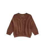Strickpullover - Knit Montana - brown stone  - Your Wishes