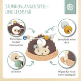 Motorikschleife mit Wippe Igel - bieco