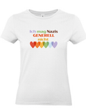 Tailliertes T-Shirt "Ich mag N*Z*S generell nicht"  - in Kooperation mit seiten.verkehrt