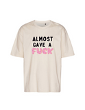 Oversized T-Shirt "Almost gave a F**K" für Erwachsene - One Sweater