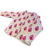 Jacke aus gestepptem Musselin 