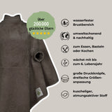 Braunes Lätzchen Boo (Waterproof) - Little Casimir