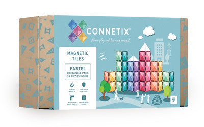 Magnetbausteine Pastel Rectangle Pack 24-tlg. - Connetix