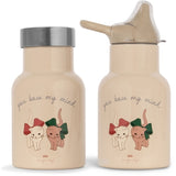 Thermo-Trinkflasche petit bow kitty - Konges Slojd