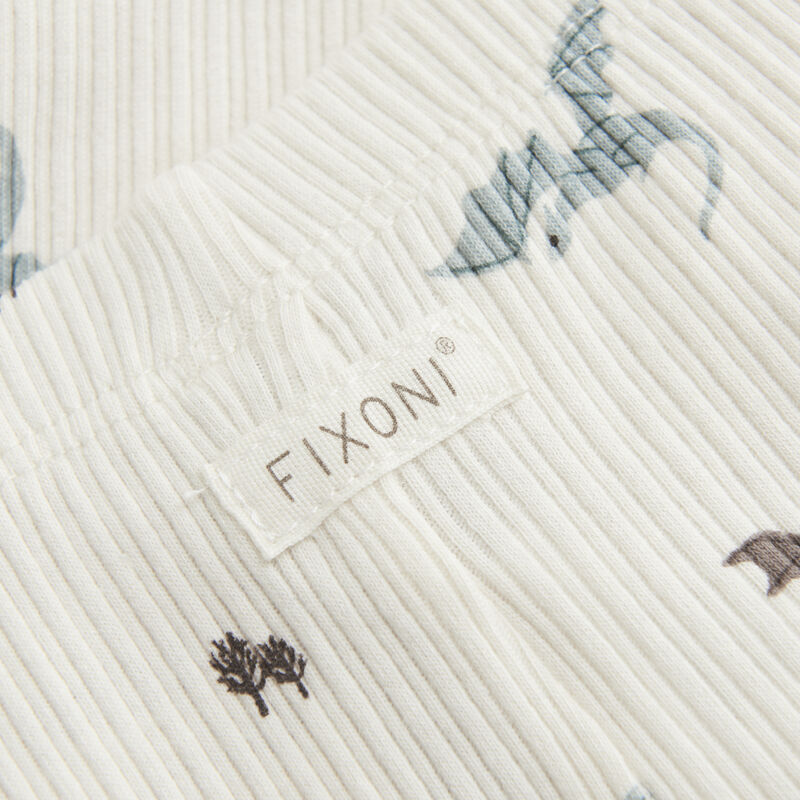 Leggings Rib silver blue - Fixoni