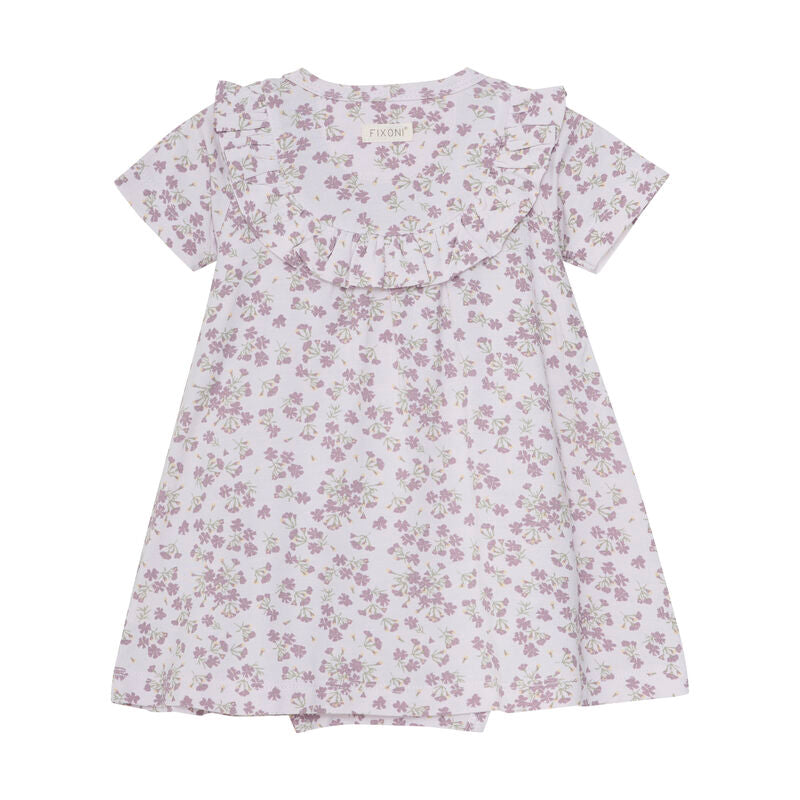 Bodykleid SS gray lilac - Fixoni