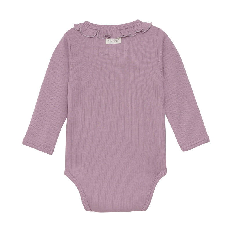 Wickelbody LS Rib elderberry - Fixoni