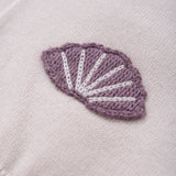 Strick-Cardigan gray lilac - Fixoni