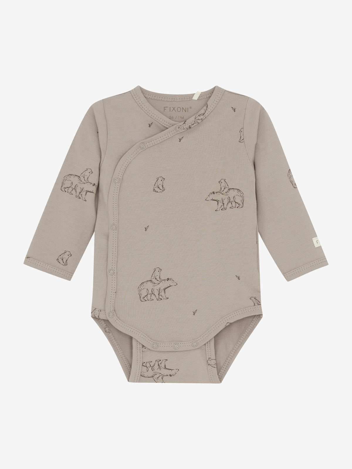 Wickelbody LS mocha meringue - Fixoni
