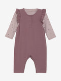 Body LS mit Strampler wistful mauve - Fixoni