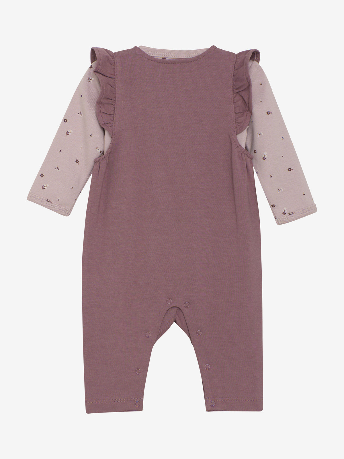 Body LS mit Strampler wistful mauve - Fixoni
