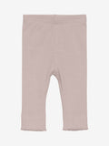 Leggings Melange Rib pale mauve - Fixoni