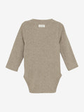 Langarm Body LS Melange mocha meringue - Fixoni