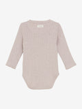 Langarm Body LS Melange violet ice - Fixoni