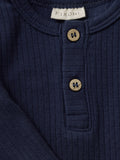 Langarm Body LS Rib navy blazer - Fixoni