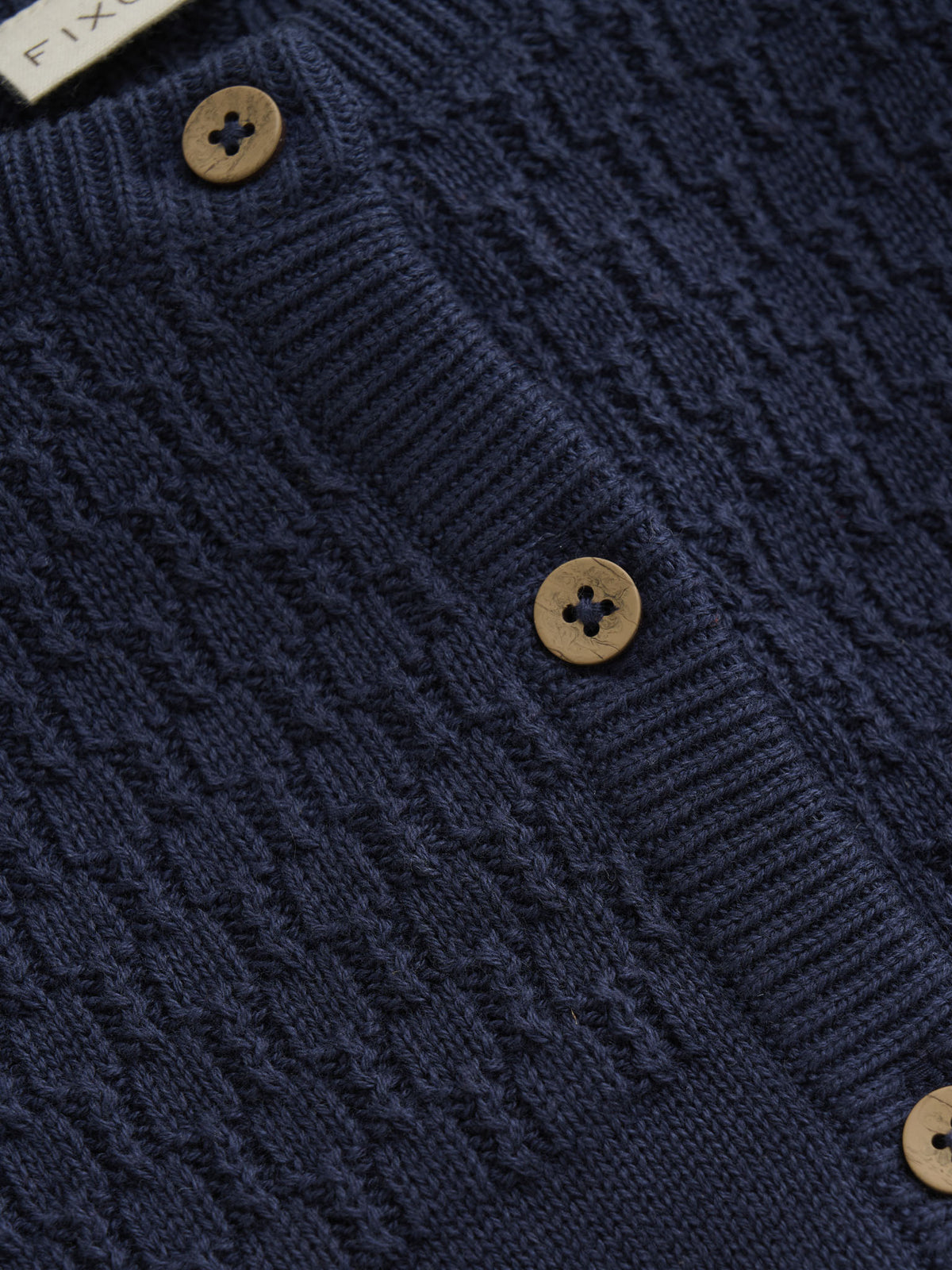 Strick-Cardigan navy blazer - Fixoni