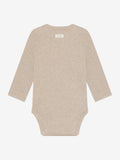 Body LS melange gerippt pure cashmere - Fixoni