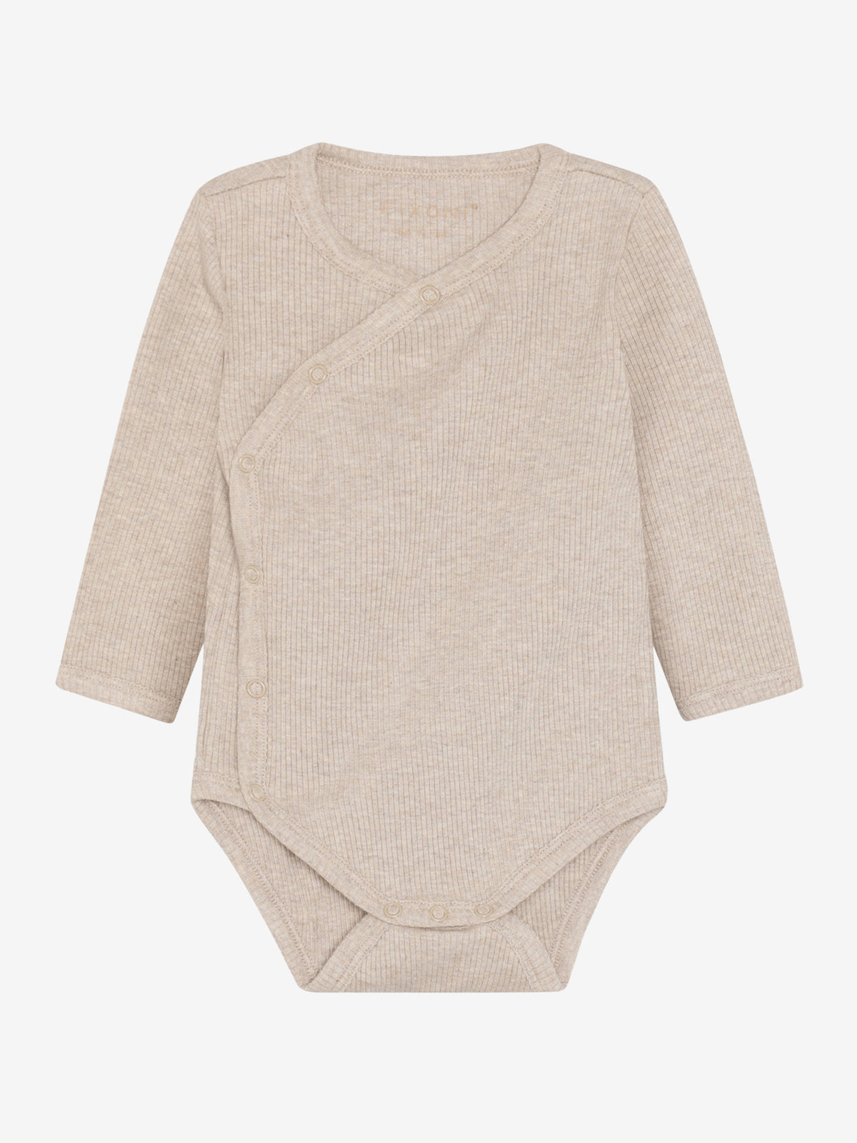Wickel Body gerippt LS pure cashmere melange - Fixoni