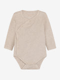 Wickel Body gerippt LS pure cashmere melange - Fixoni