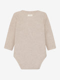 Wickel Body gerippt LS pure cashmere melange - Fixoni