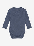 Wickel Body gerippt LS vintage indigo melange - Fixoni