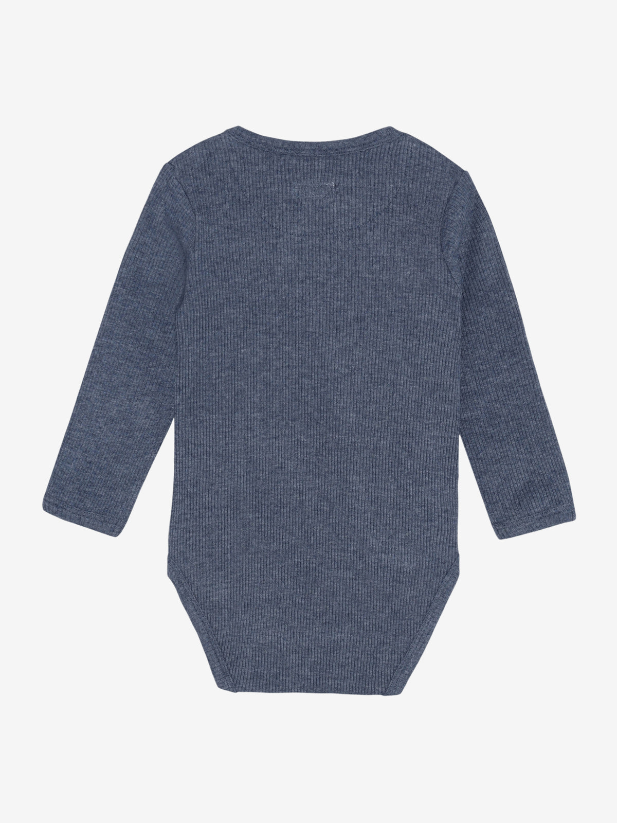 Wickel Body gerippt LS vintage indigo melange - Fixoni