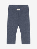 Leggings gerippt vintage indigo melange - Fixoni