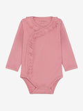 Wickel Body LS gerippt dusty rose - Fixoni