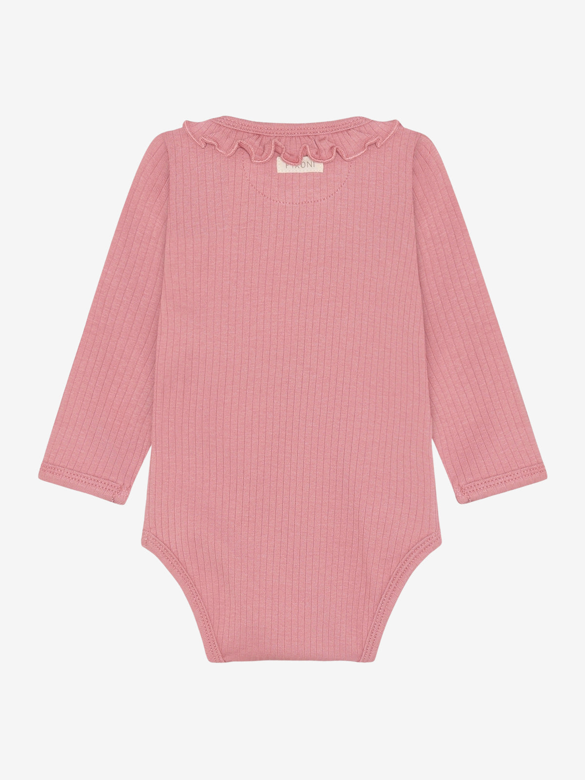 Wickel Body LS gerippt dusty rose - Fixoni