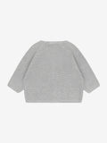 Strickjacke flint grey melange - Fixoni