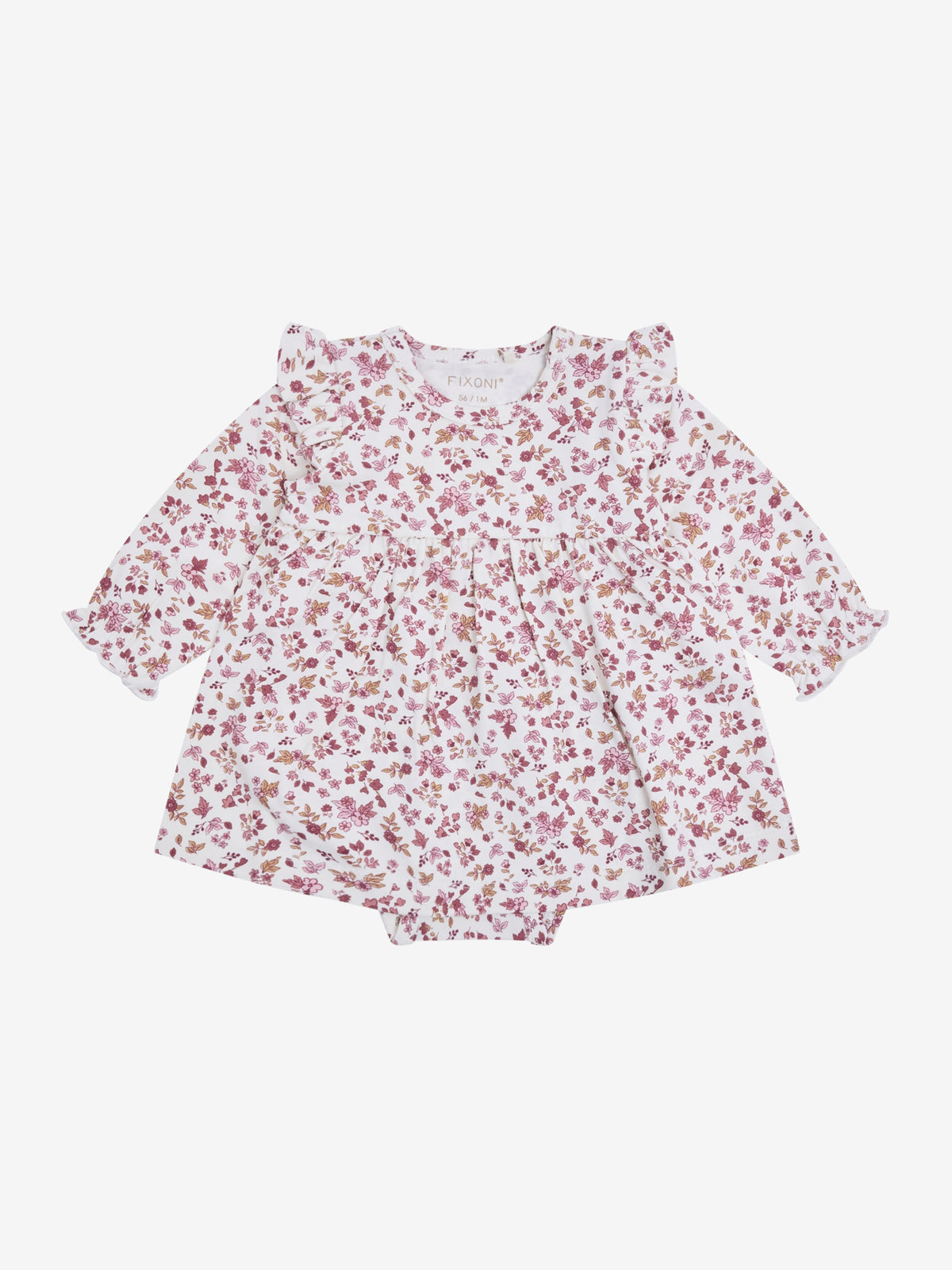 Bodykleid LS nostalgia rose - Fixoni