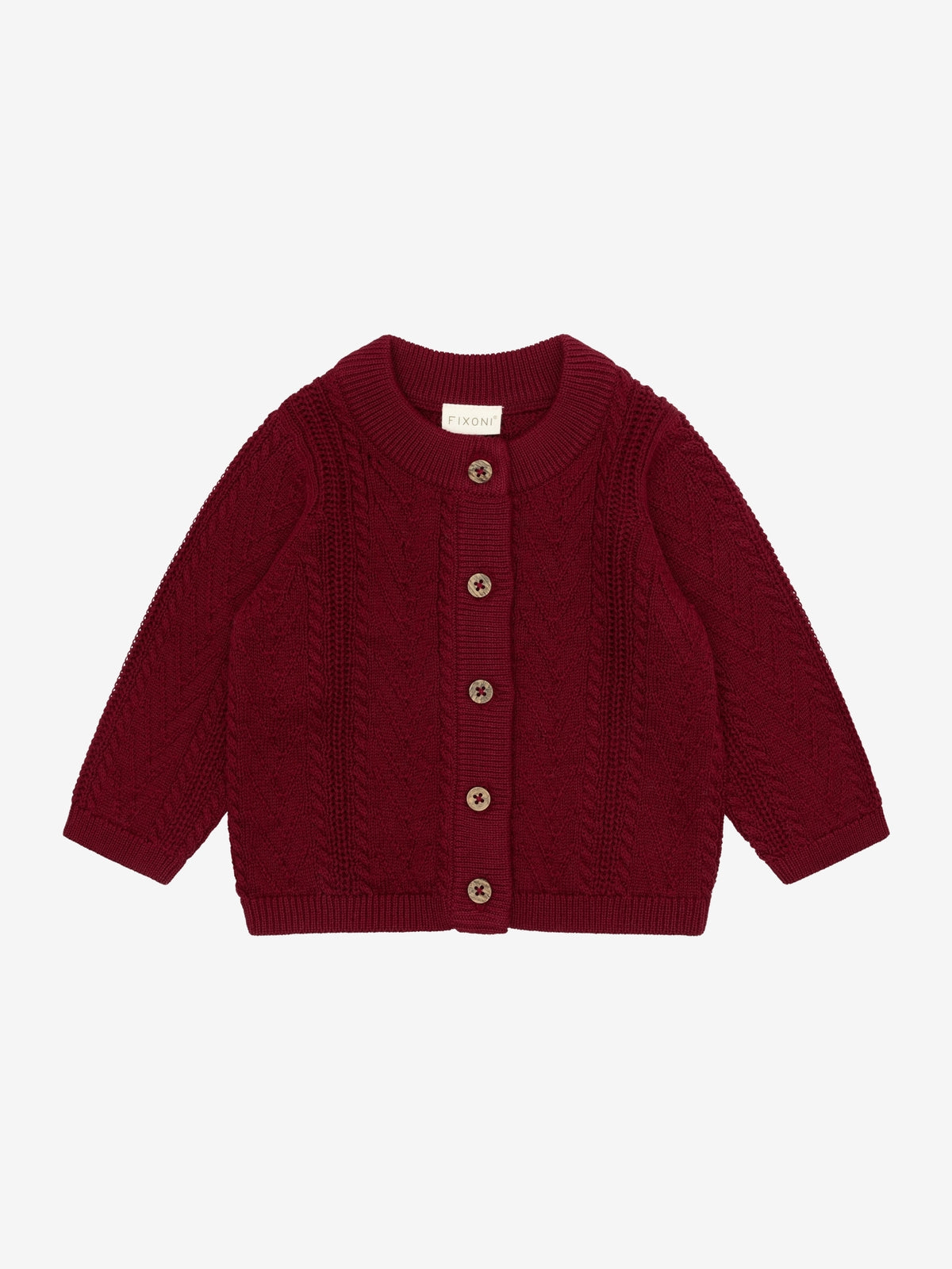 Strickjacke tibetan red - Fixoni