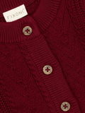 Strickjacke tibetan red - Fixoni