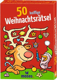 50 knifflige Weihnachtsrätsel (Spiel) - Moses Verlag
