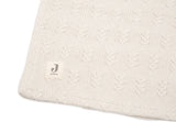 Decke Wiege 75x100cm Grain Knit - Oatmeal/Velvet - Jollein