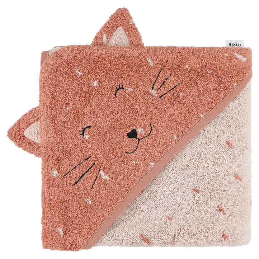 Kapuzenbadetuch | 75x75cm - Mrs. Cat- Trixie Baby