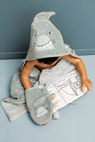 Kapuzenbadetuch | 75x75cm - Mr. Shark - Trixie Baby