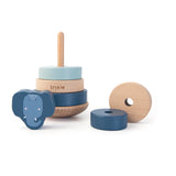 Holz Stapelturm - Mrs. Elephant - Trixie Baby