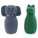 Badespielzeug Spritztiere - Mrs. Elephant & Mr. Crocodile - Trixie Baby