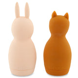 Badespielzeug Spritztiere - Mrs. Rabbit & Mr. Fox - Trixie Baby