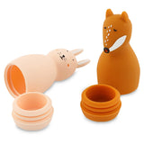 Badespielzeug Spritztiere - Mrs. Rabbit & Mr. Fox - Trixie Baby