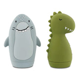Badespielzeug Spritztiere - Mr. Shark & Mr. Dino - Trixie Baby