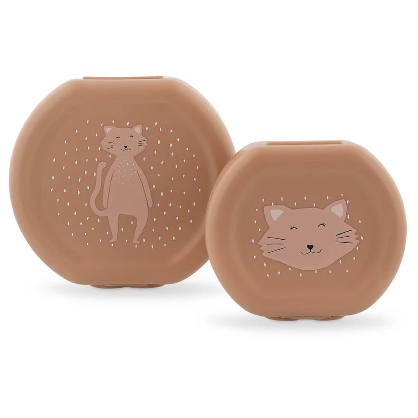 Snackbox mit Clip - 2er-Set - Mrs. Cat - Trixie Baby